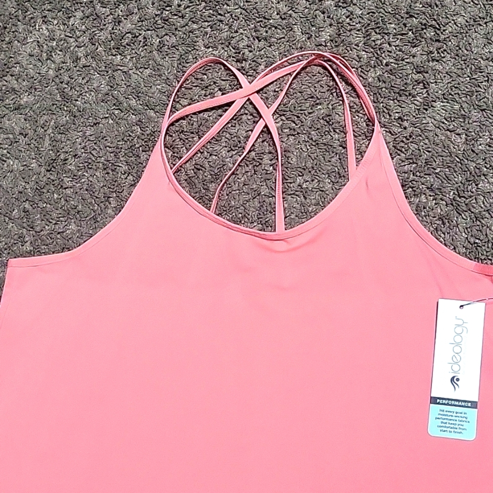 Ladies coral tank top